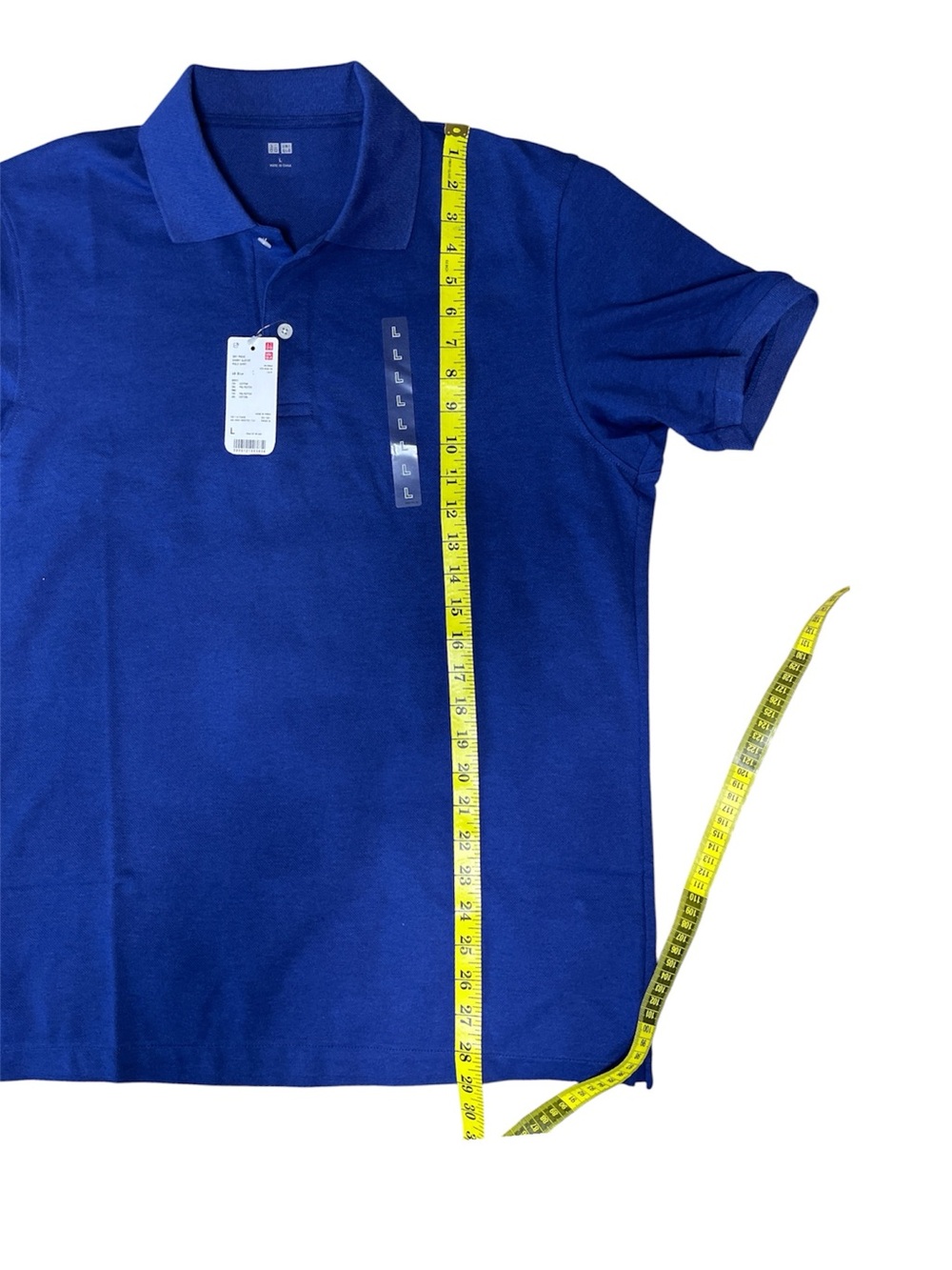 Bundle of 3 Uniqlo Men’s Dry Pique Polos - Blue, Grey, Charcoal - Size L - Picture 5 of 5